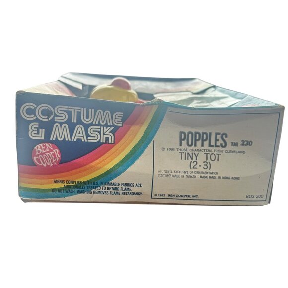 Vintage Ben Cooper Popples Tiny Tot Costume & Mask FAIR Condition 2-3 - Picture 2 of 10